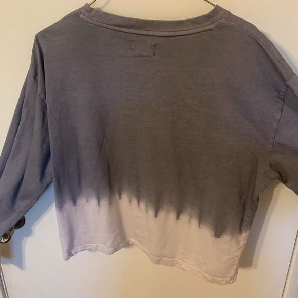 Tie dye crop long sleeve tshirt - Picture 4 of 4